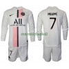 Maillot à Manches Longues Paris Saint-Germain Kylian Mbappé 7 Extérieur 2021-22 Pour Enfant